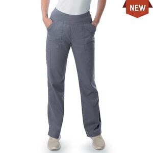 Landau ProFlex scrub pants-Steel gray